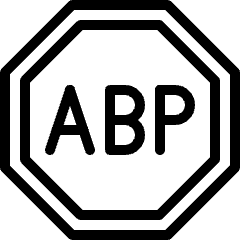 Adblock Plus Logo Icon from Ultimate Light Set