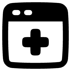 Browser Add Icon from Plump Solid Set