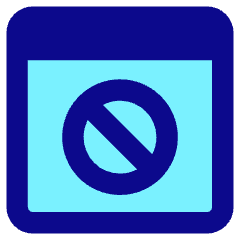 Browser Block Icon from Core Pop Set