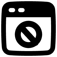 Browser Block Icon from Plump Remix Set