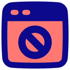 Browser Block Icon from Plump Pop Set