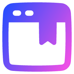 Browser Bookmark Icon from Plump Gradient Set