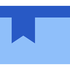 Browser Bookmark Icon from Sharp Flat Set