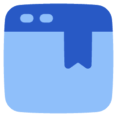 Browser Bookmark Icon from Plump Flat Set