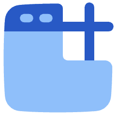 Browser Build Icon from Plump Flat Set