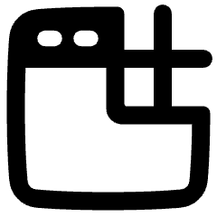 Browser Build Icon from Plump Solid Set