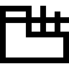 Browser Build Icon from Sharp Line Set