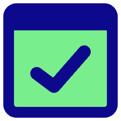 Browser Check Icon from Core Pop Set