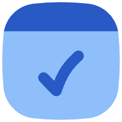 Browser Check Icon from Flex Flat Set