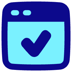 Browser Check Icon from Plump Pop Set