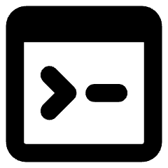 Browser Code 1 Icon from Core Solid Set