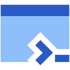 Browser Code 1 Icon from Sharp Flat Set