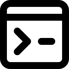 Browser Code 1 Icon from Micro Line Set
