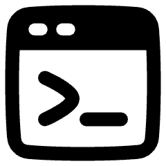 Browser Code 1 Icon from Plump Solid Set
