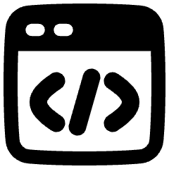 Browser Code 2 Icon from Plump Remix Set