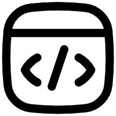 Browser Code 2 Icon from Flex Line Set