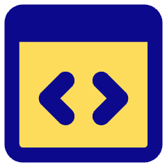 Browser Code 2 Icon from Core Pop Set