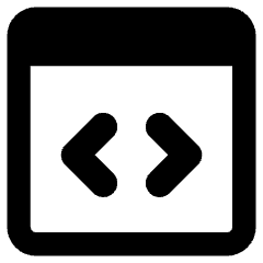 Browser Code 2 Icon from Core Remix Set