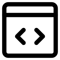 Browser Code 2 Icon from Core Line Set