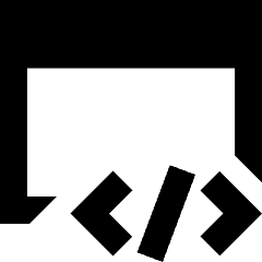 Browser Code 2 Icon from Sharp Remix Set