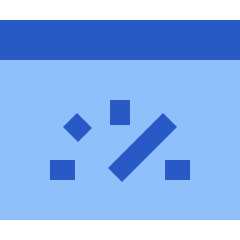 Browser Dashboard Icon from Sharp Flat Set