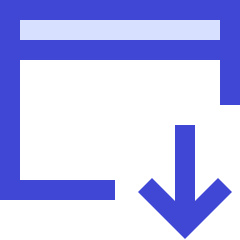 Browser Download Icon from Sharp Duo Set