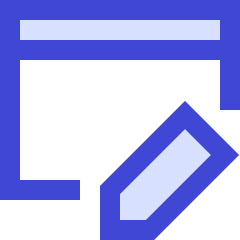 Browser Edit Icon from Sharp Duo Set