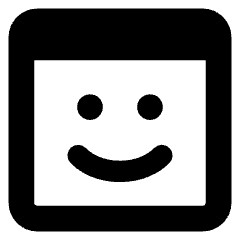 Browser Emoji Icon from Core Solid Set
