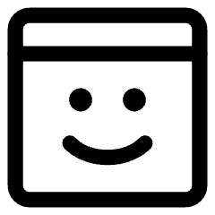 Browser Emoji Icon from Core Line Set