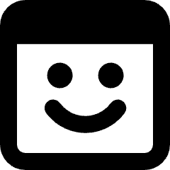 Browser Emoji Icon from Micro Solid Set