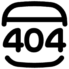 Browser Error 404 Icon from Flex Line Set