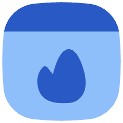 Browser Favorite Fire Icon from Flex Flat Set