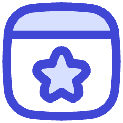 Browser Favorite Star Icon from Flex Duo Set