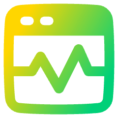 Browser Graph Icon from Plump Gradient Set