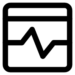 Browser Graph Icon from Core Line Set