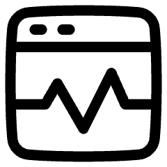 Browser Graph Icon from Plump Line Set