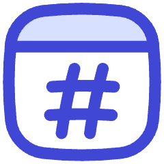 Browser Hash Icon from Flex Duo Set