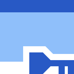 Browser Key Icon from Sharp Flat Set