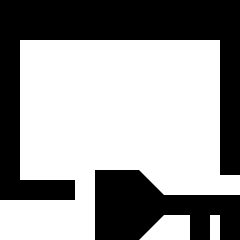 Browser Key Icon from Sharp Solid Set