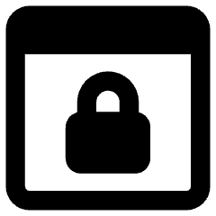 Browser Lock Icon from Core Remix Set