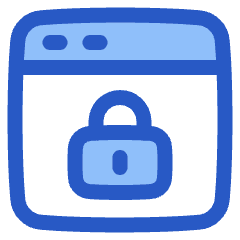 Browser Lock Icon from Plump Duo Set