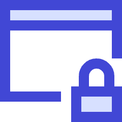 Browser Lock Icon from Sharp Duo Set