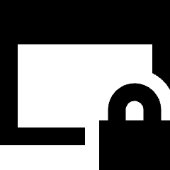 Browser Lock Icon from Sharp Remix Set