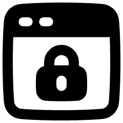 Browser Lock Icon from Plump Remix Set