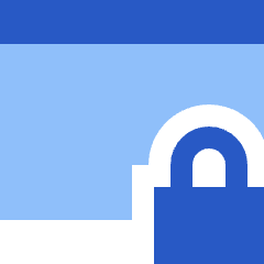 Browser Lock Icon from Sharp Flat Set