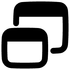 Browser Multiple Window Icon from Plump Remix Set