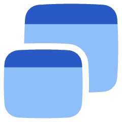 Browser Multiple Window Icon from Plump Flat Set