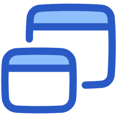 Browser Multiple Window Icon from Plump Duo Set