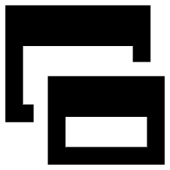 Browser Multiple Window Icon from Sharp Remix Set