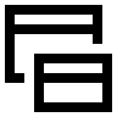 Browser Multiple Window Icon from Sharp Line Set